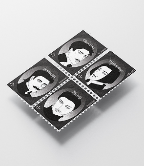 A graduate project of a deck of cards. 